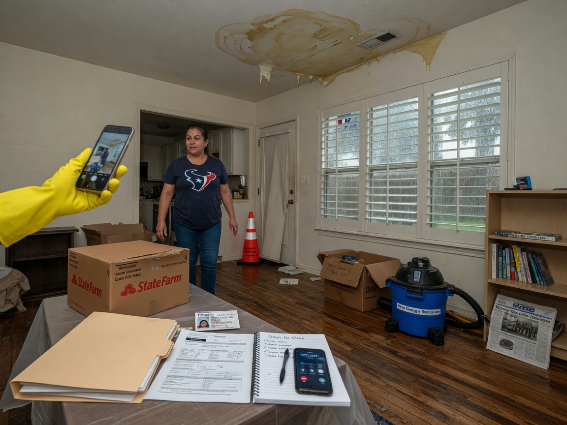 Water Damage Insurance Claims in Texas: Step-by-Step Guide for Homeowners