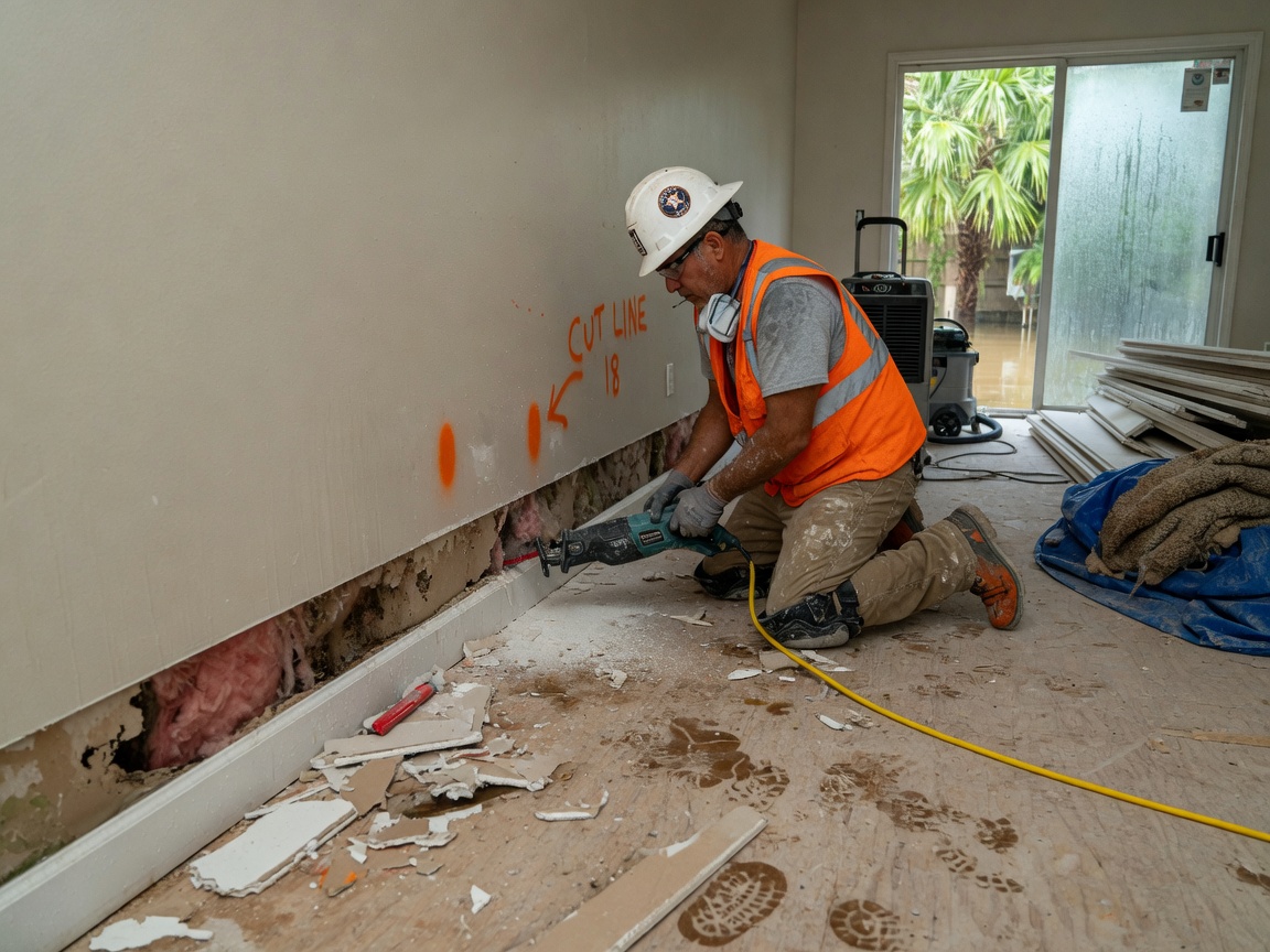 Appliance Leak Water Damage Cleanup in Sharpstown, TX 77036