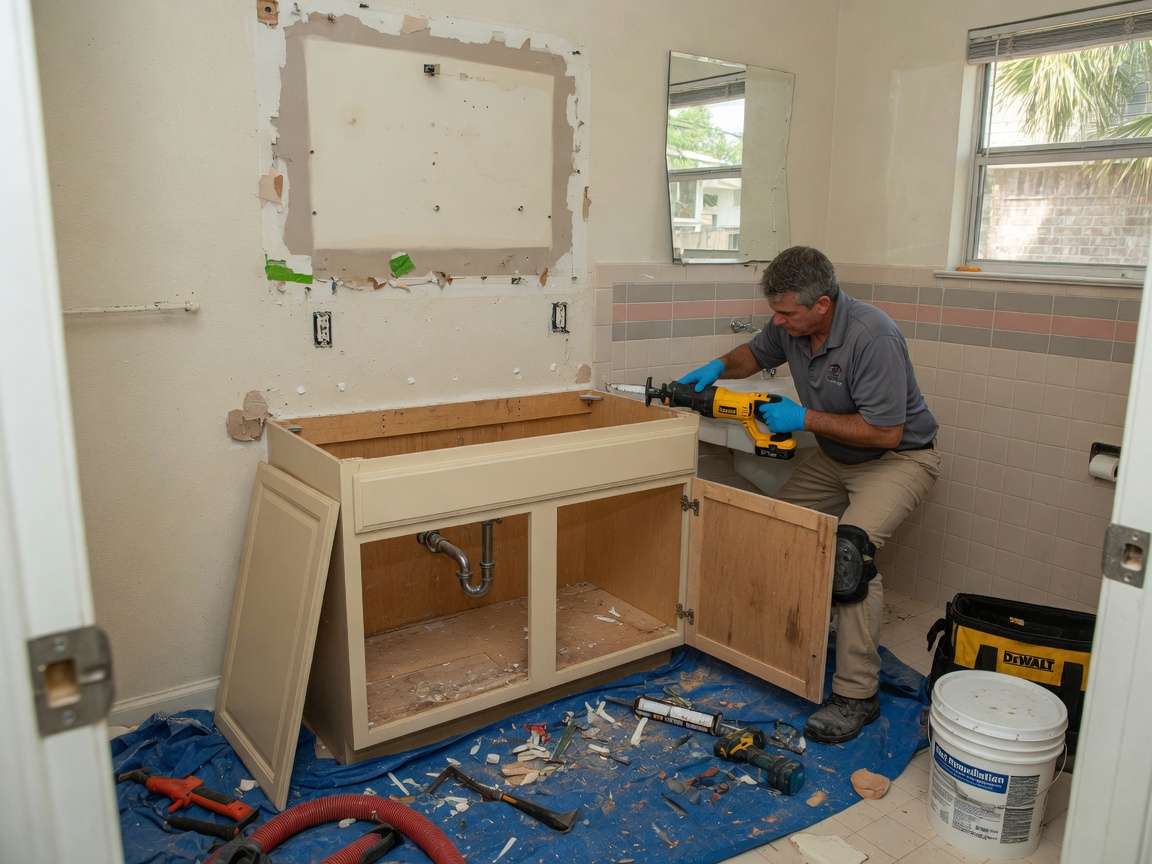 Appliance Leak Water Damage Cleanup in Edgebrook Area, TX 77034
