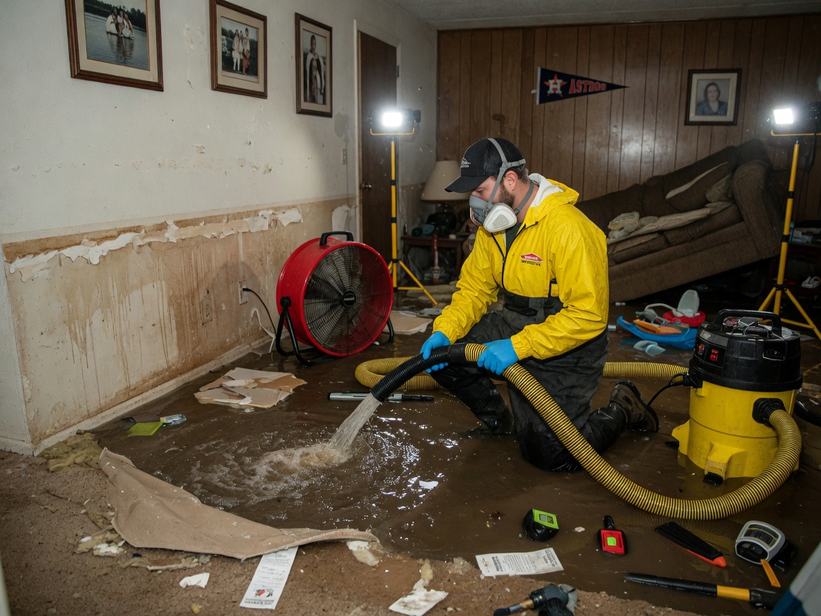 Appliance Leak Water Damage Cleanup in Braeburn, TX 77074